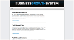 Desktop Screenshot of businessgrowthsystem.com