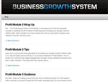 Tablet Screenshot of businessgrowthsystem.com